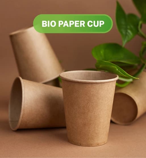Single wall disposable paper cup Mobile Banner