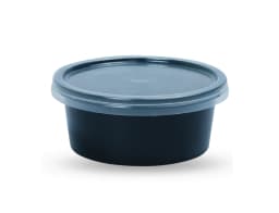 200 Round plastic food container