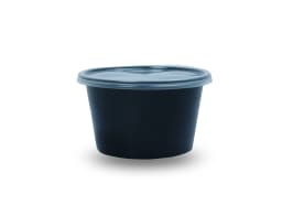 300 Round plastic food container