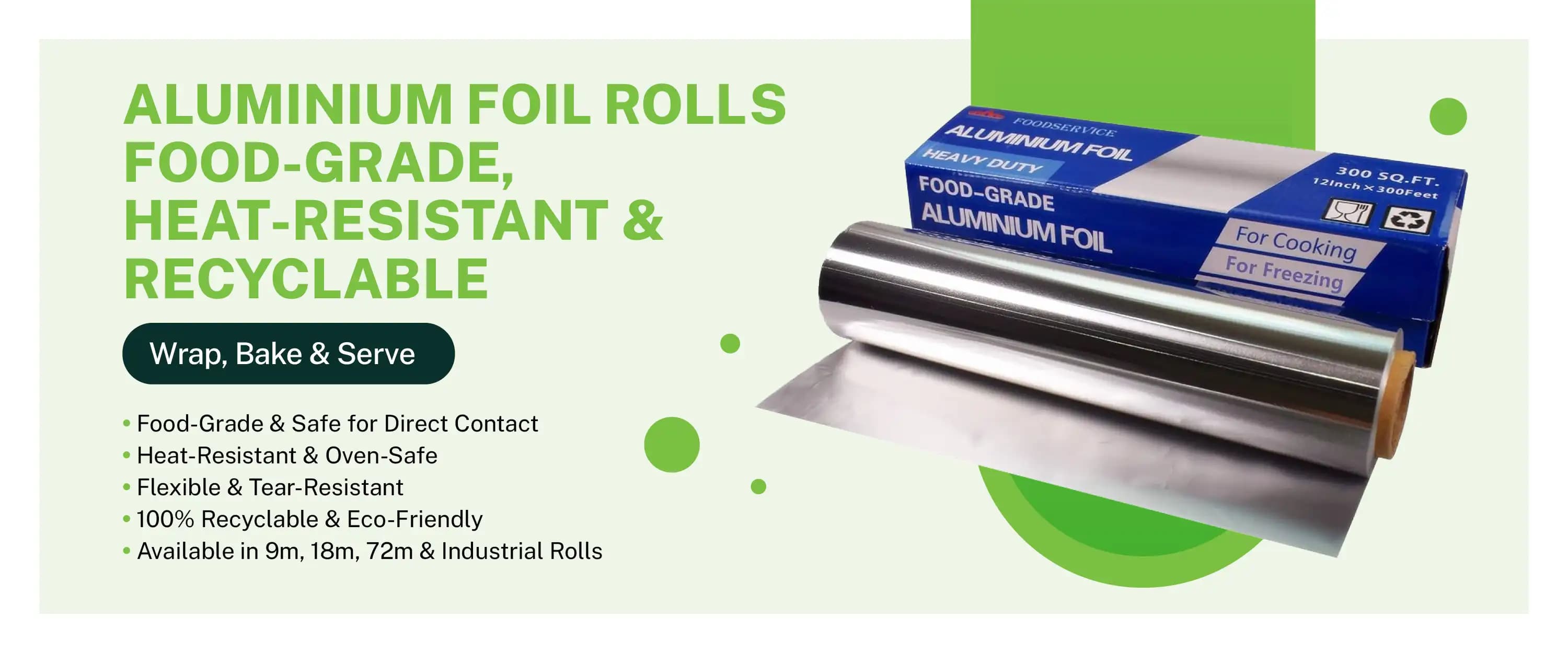 Aluminium Foil Roll Desktop Banner