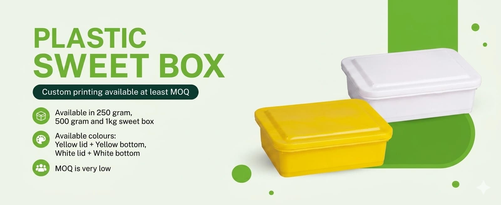 Plastic Sweet Box Desktop Banner