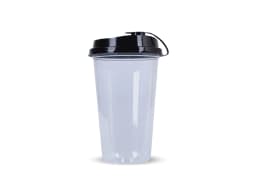 500ml Plastic Sipper Glass with Lid - Pack of 1000 Pieces