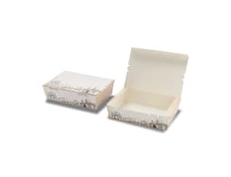 250ml White Paper Meal box - Pack of 1000 Pieces