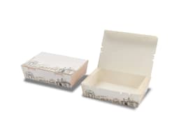 1000ml White Paper Meal box - Pack of 400 Pieces