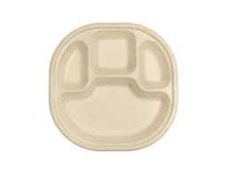 4 Compartment Disposable Meal Plate Mini – (Pack of 500 pcs)