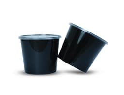 1200ml Round plastic food container - pack of 600 pices